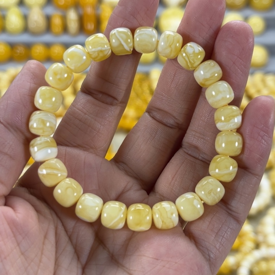 【闪购商品】琥珀手链未镶嵌梓****U