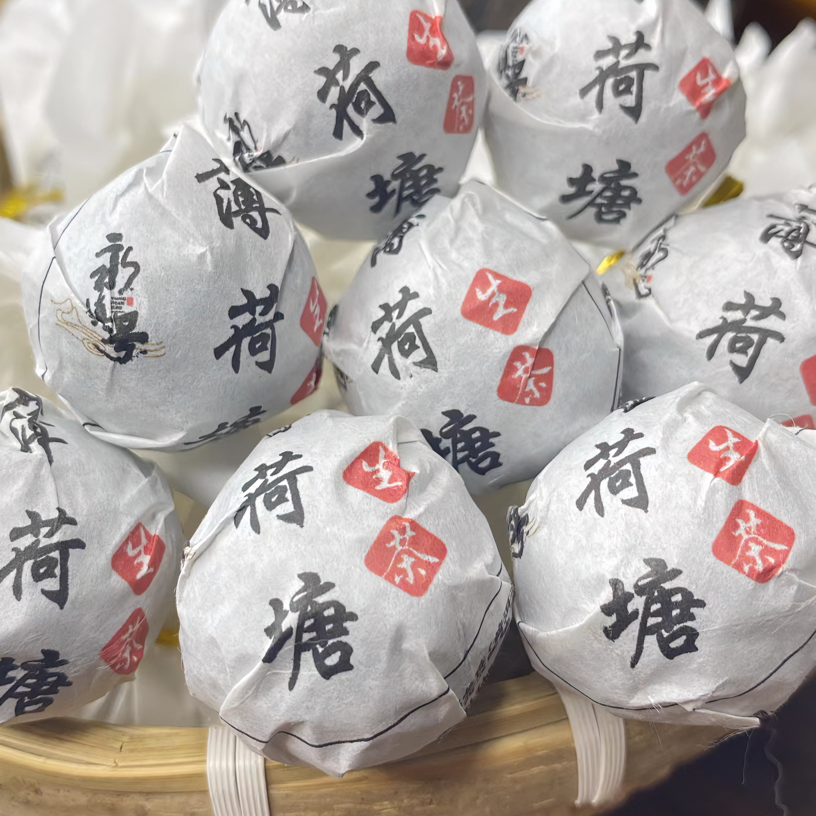 薄荷塘普洱茶生茶龙珠精选原料茶叶回甘悠长持久耐泡茶叶500g