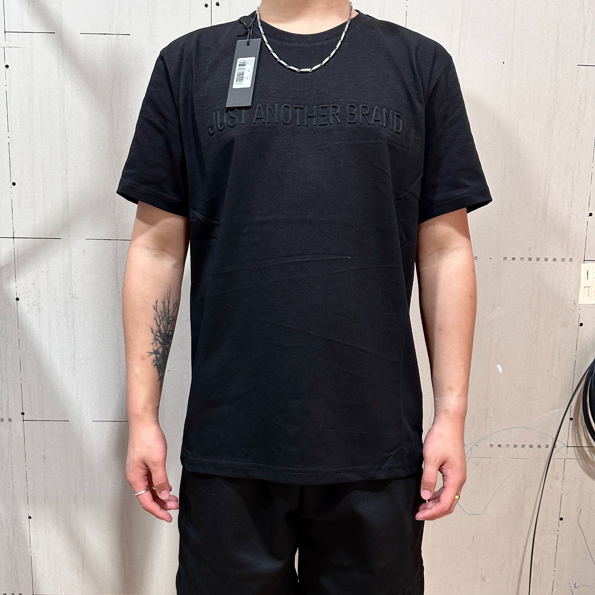 钢印立体字母潮流百搭重磅潮服时尚纯棉半袖圆领