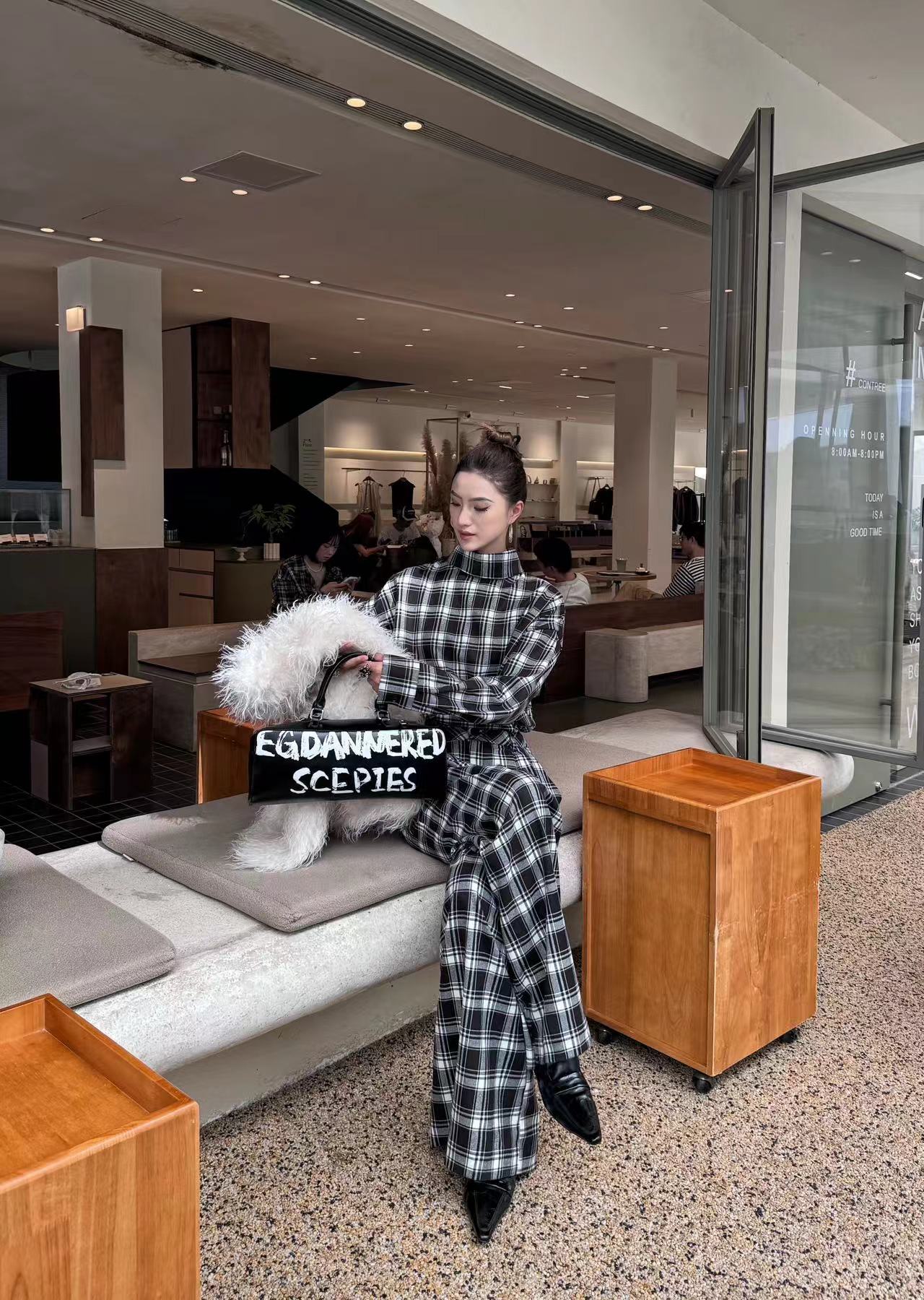 【NO退NO换套装 】设计师高级网红休闲气质休闲套装日常秋冬季