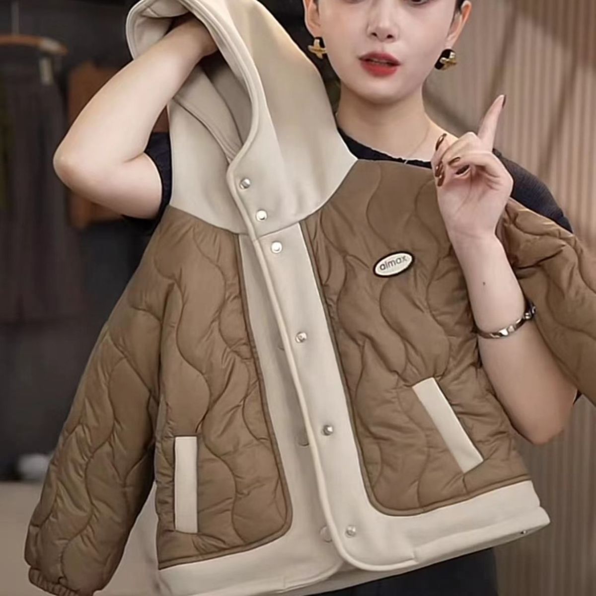 【小扬哥推荐】男女宝宝新款棉服外套儿童秋冬韩版洋气连帽夹棉加