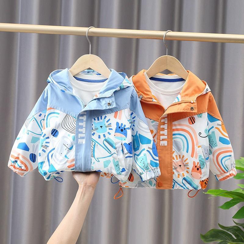 【小扬哥推荐】男童冲锋衣外套宝宝春装风衣小童2024韩版儿童春秋