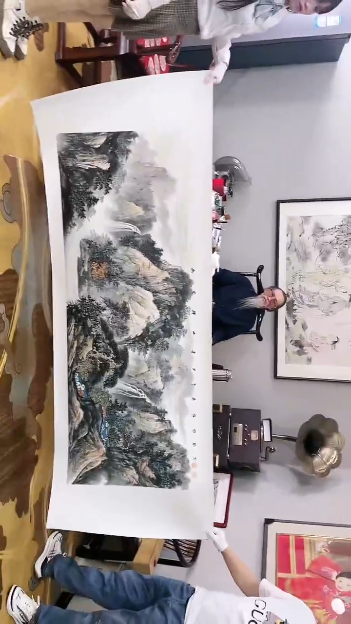 【闪购商品】绘画张恒禄幽居仙山小六尺山水