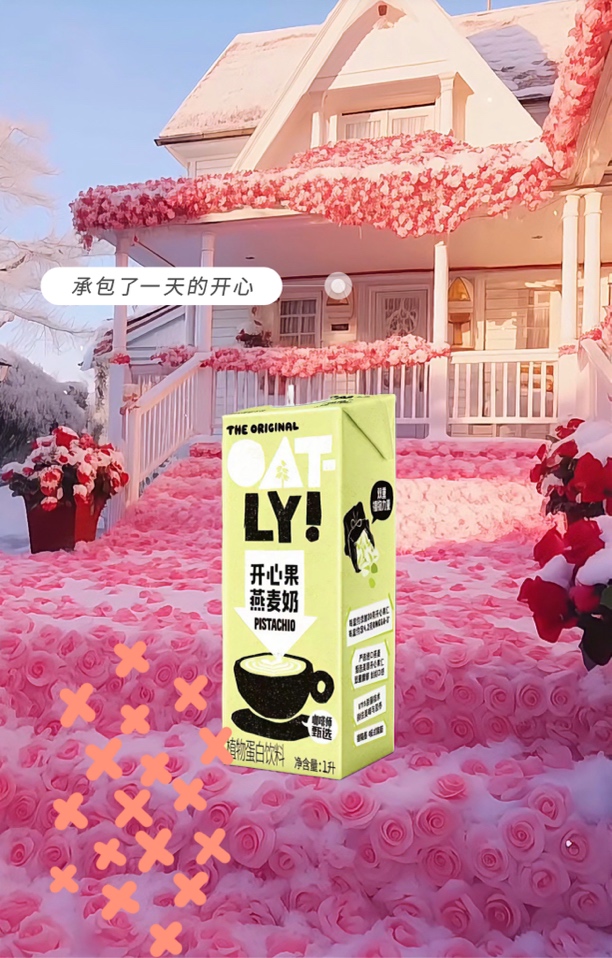 咖啡大师开心果燕麦1L×6盒/件