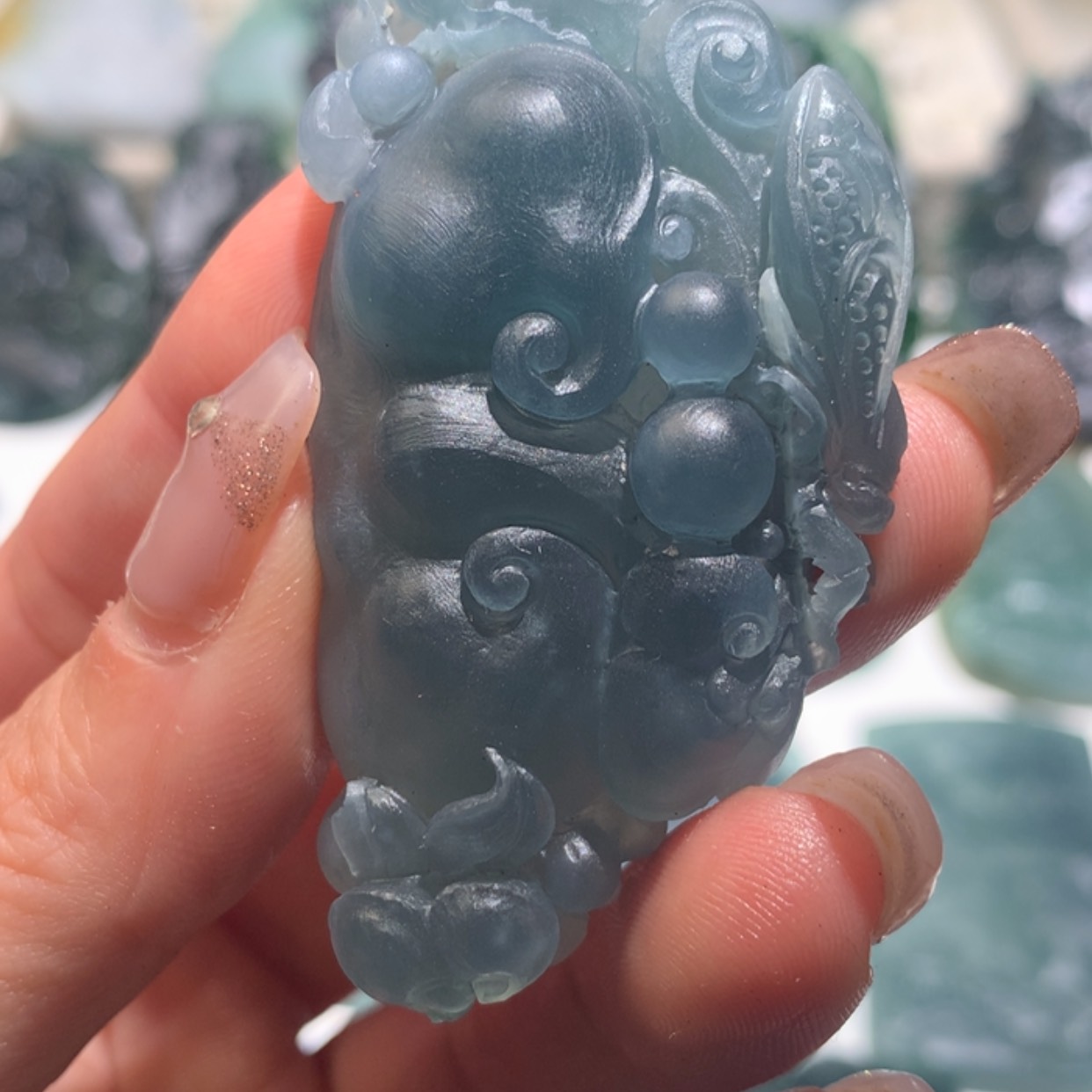 【闪购商品】定制翡翠未镶嵌L***子