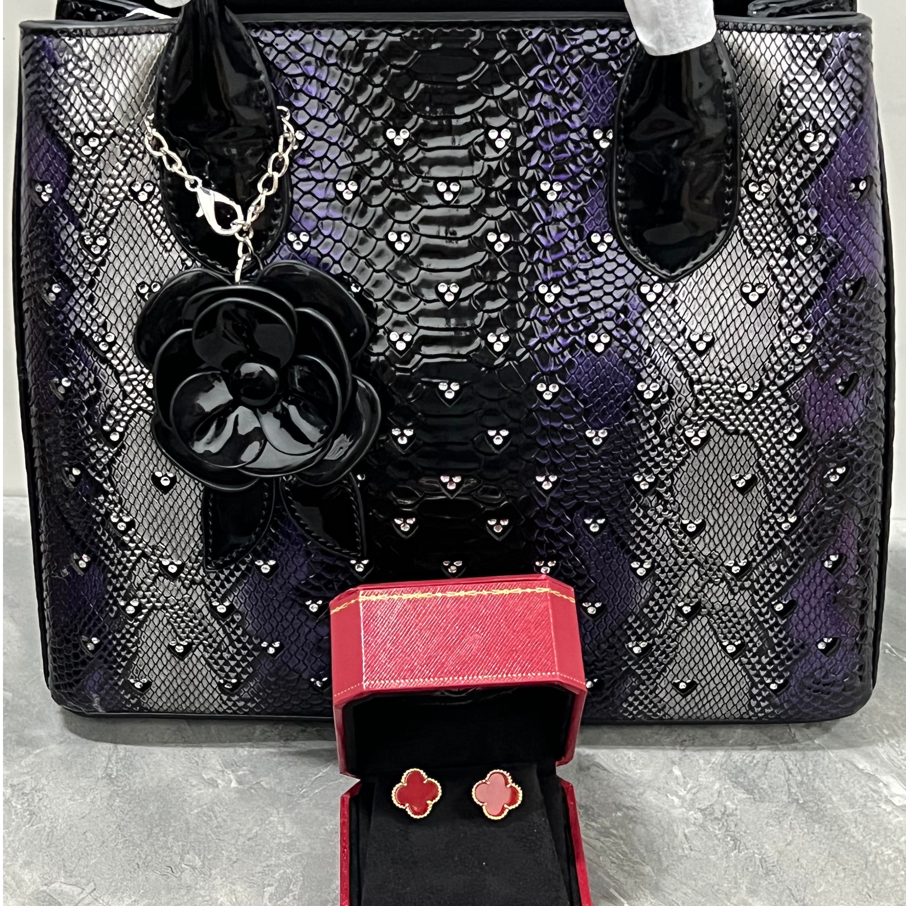 合金耳饰 【香港帝豪17799】女神高端经典气质时尚百搭镶钻耳钉