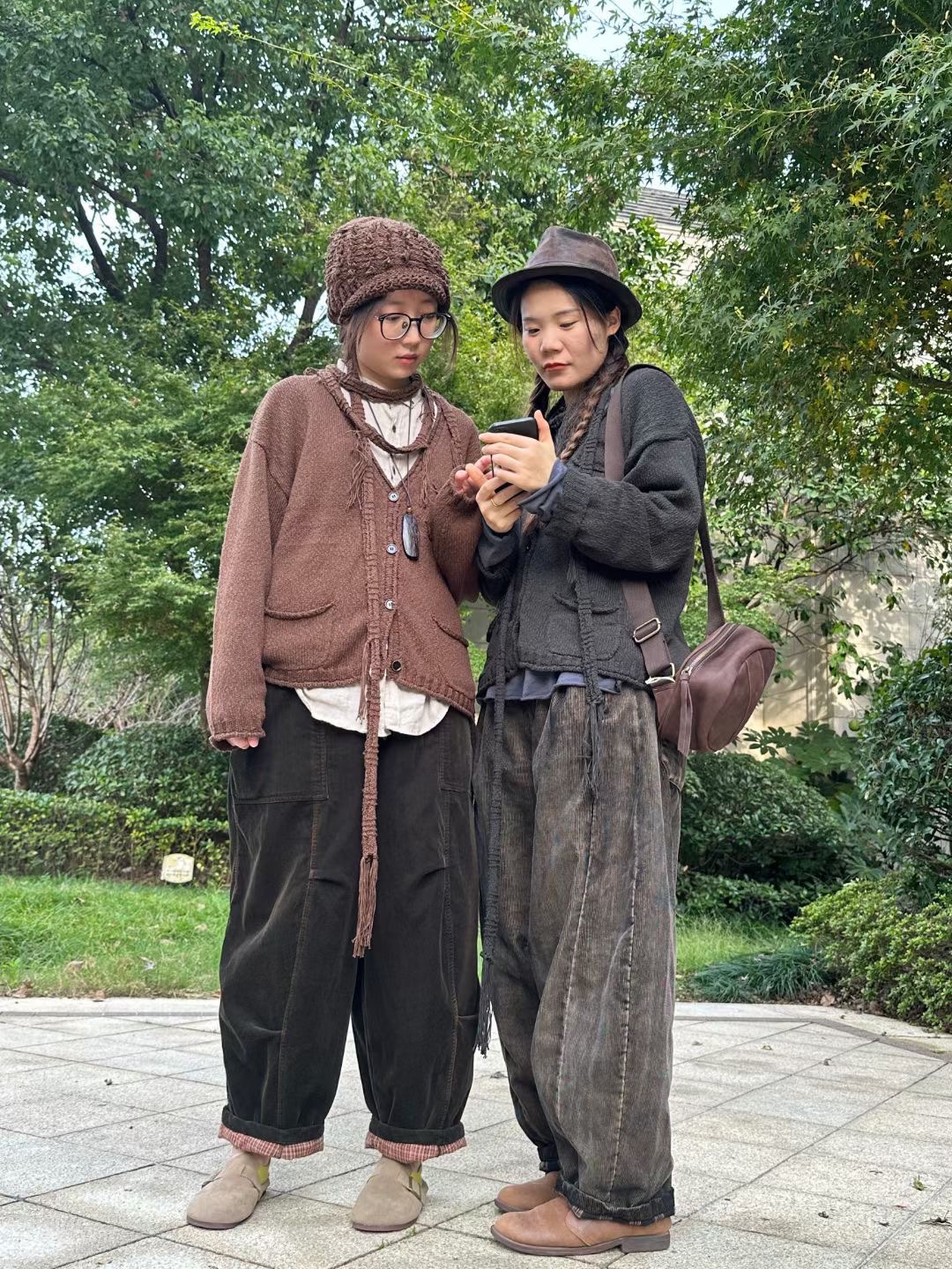 昔屿针织麻棉复古做旧百搭软糯宽松外套（衣长60 胸围112）