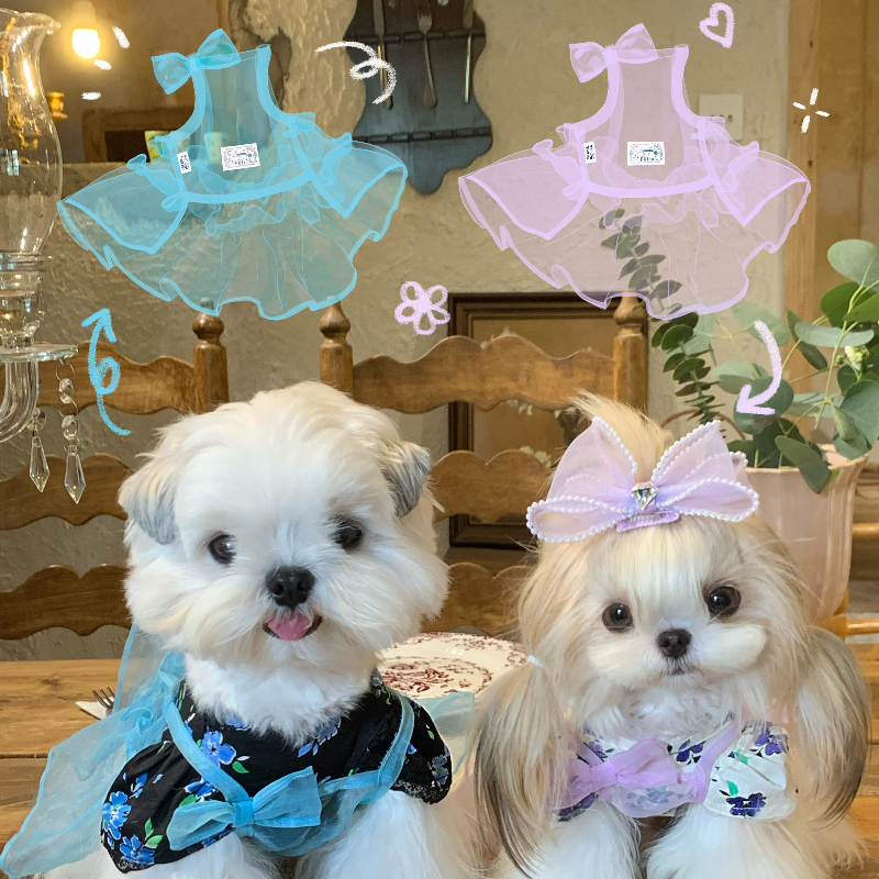 FULIPET莎莎花园系列宠物服装西施犬马尔济斯比熊雪纳瑞