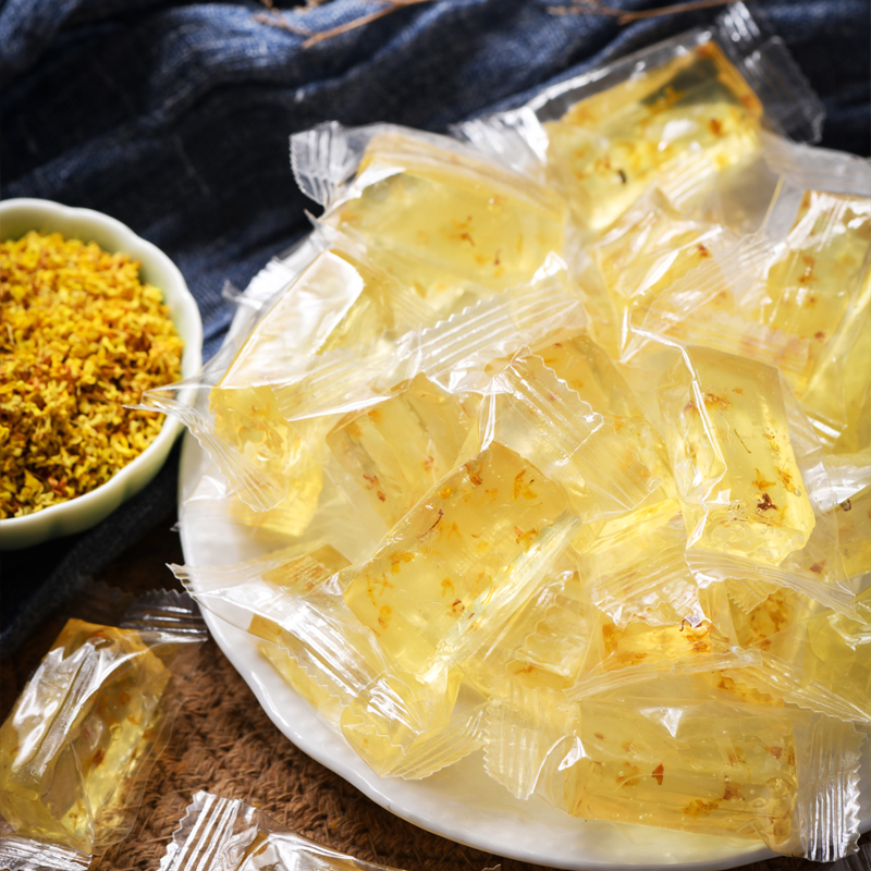 古磨坊2斤桂林水晶桂花糕爆款各地特产桂花糖果摆盘糕点桂花冻糕