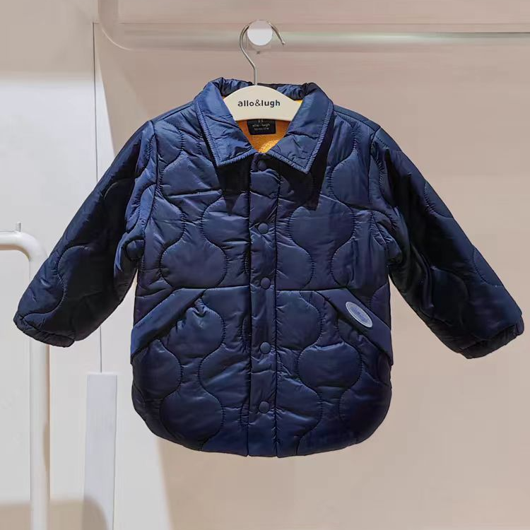 新款儿童秋冬加厚休闲长袖外套
