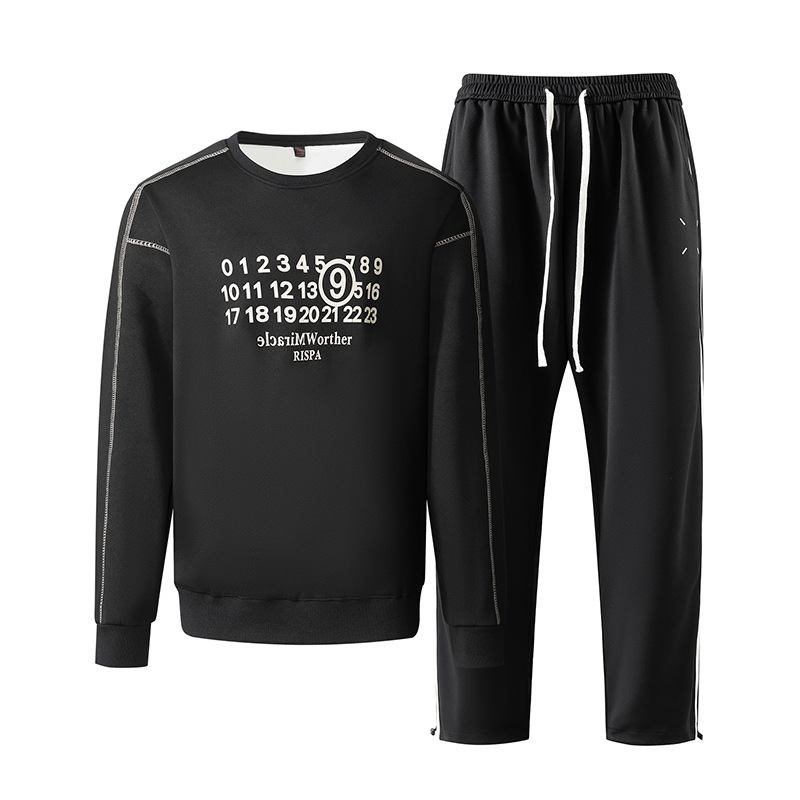 胖子大码男装卫衣长裤套装男潮流胖子肥佬加肥透气显瘦运动休闲装