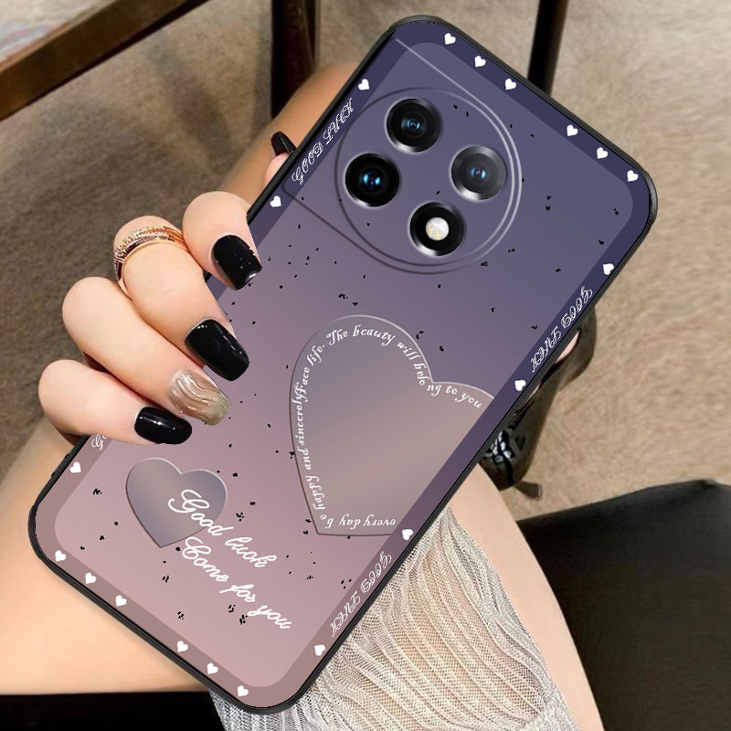 适用一加11手机壳女士液态硅胶保护套防摔爱心软壳新款高颜值网红