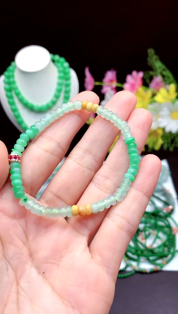 【闪购商品】翡翠手链未镶嵌手串