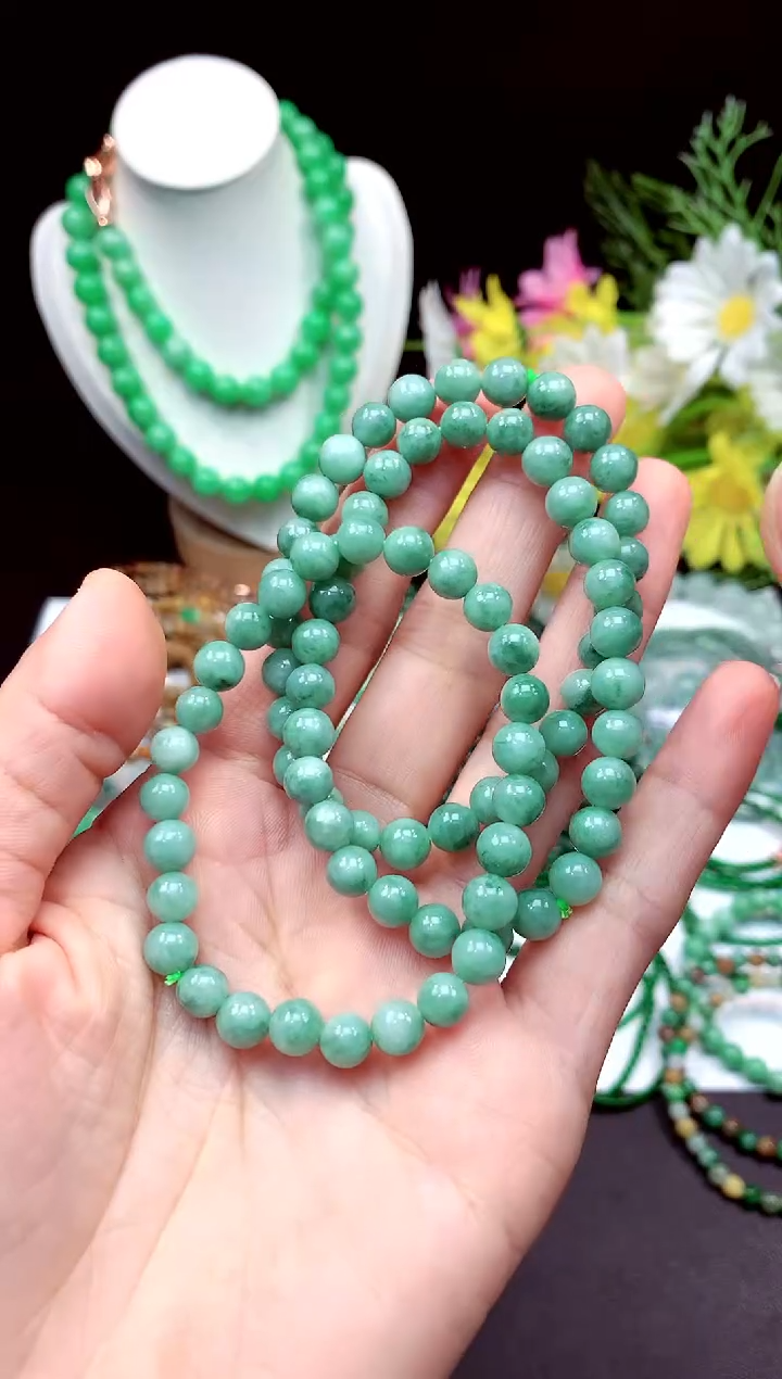 【闪购商品】翡翠手链未镶嵌手串