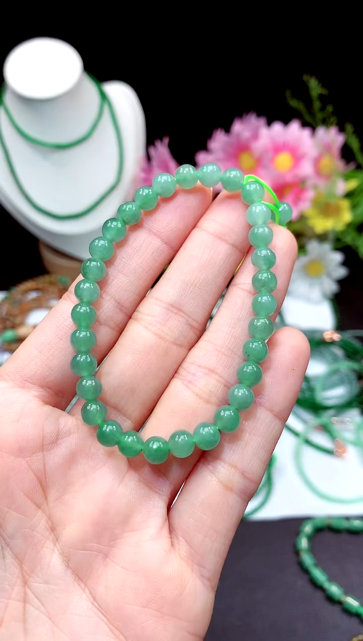 【闪购商品】翡翠手链未镶嵌手串