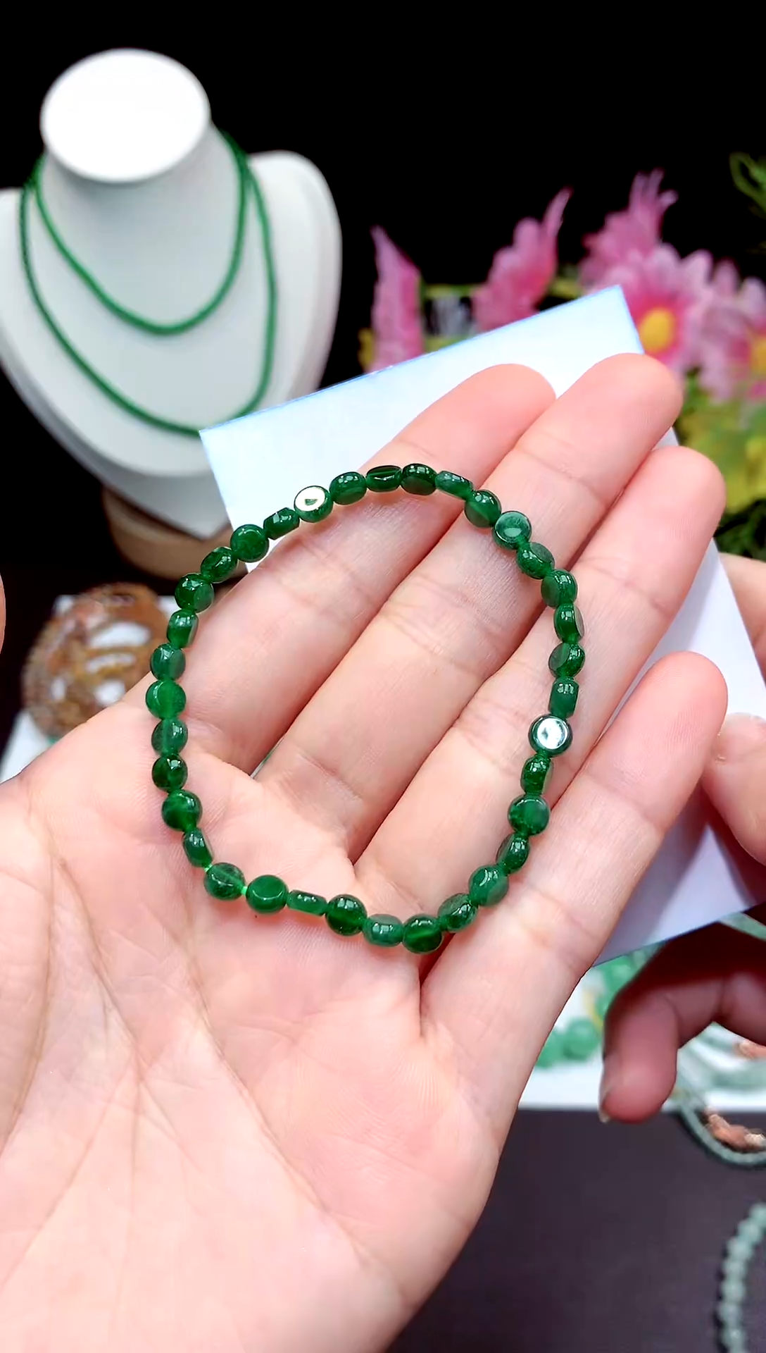 【闪购商品】翡翠手链未镶嵌手串