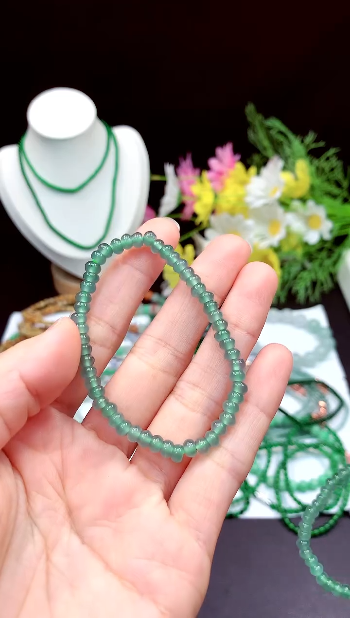 【闪购商品】翡翠手链未镶嵌手串