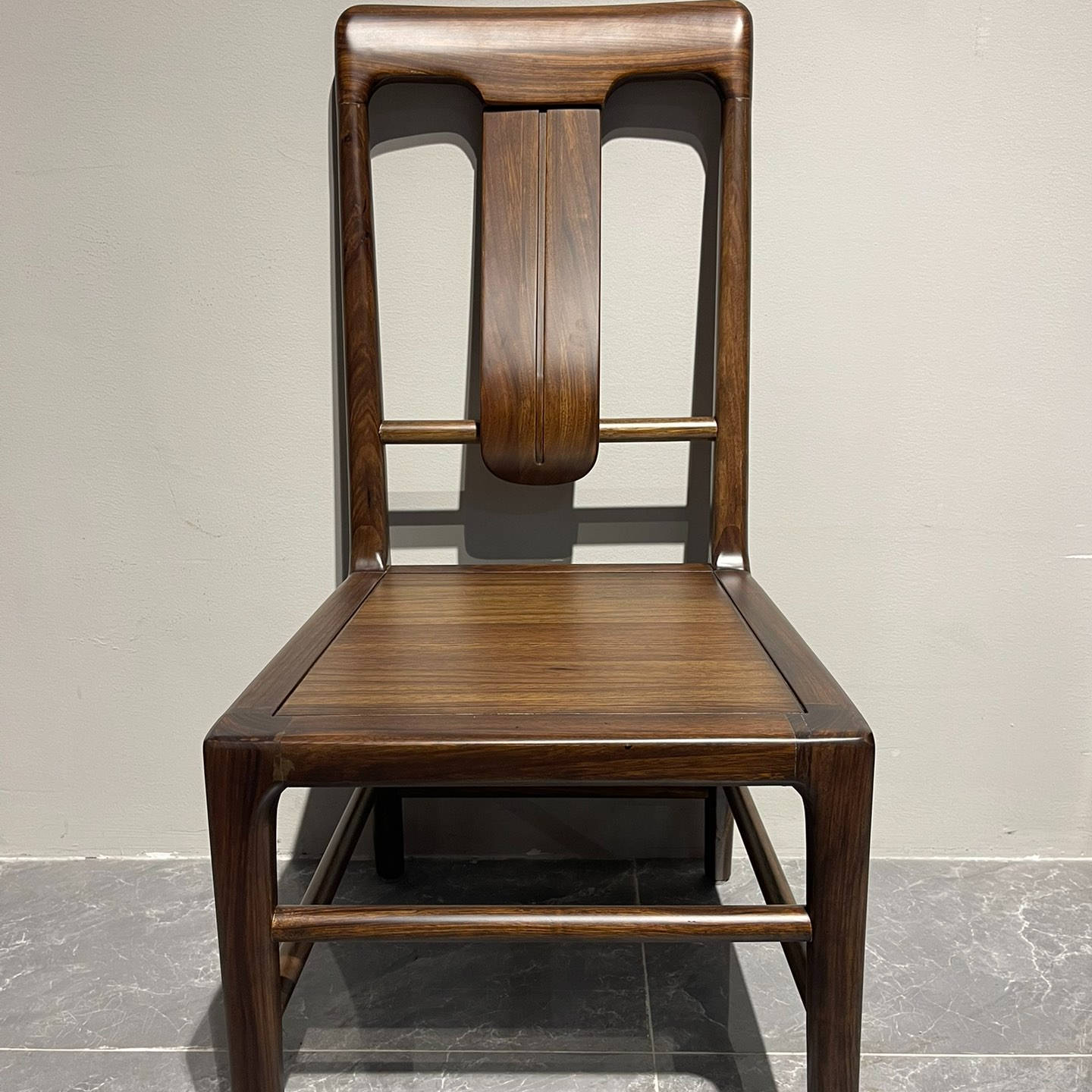 【包邮】MZ系列A05餐椅（浅色）乌金木460*500*900H