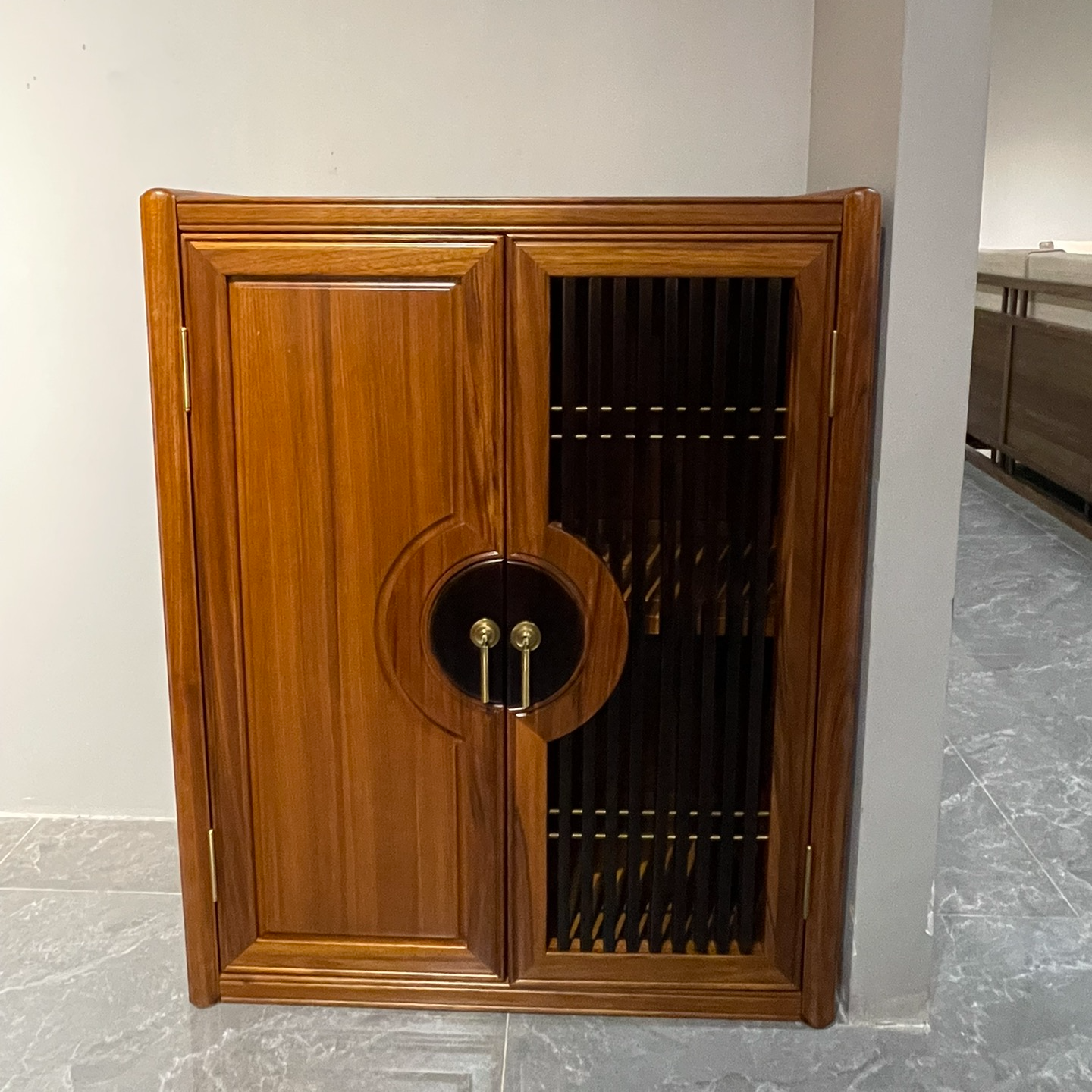 【包邮】东升龙希系列JN-M01-1C双门低柜/书柜乌金木800*350*1010H