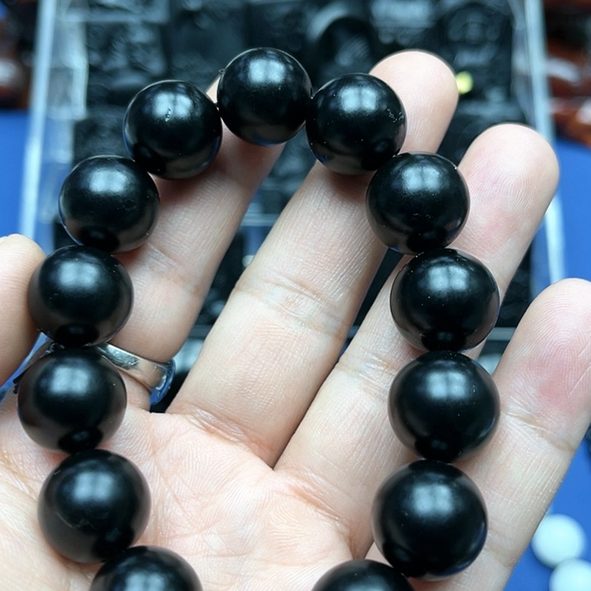 【闪购商品】和田玉（墨玉）手链未镶嵌