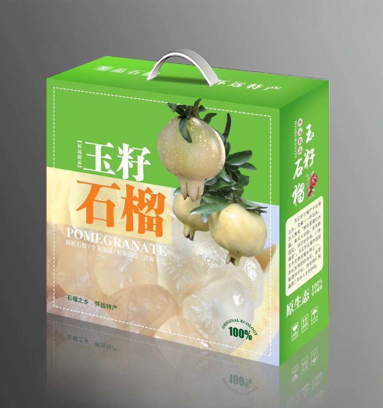 九牧装白花玉石籽石榴(8两至一斤)江浙沪皖包邮