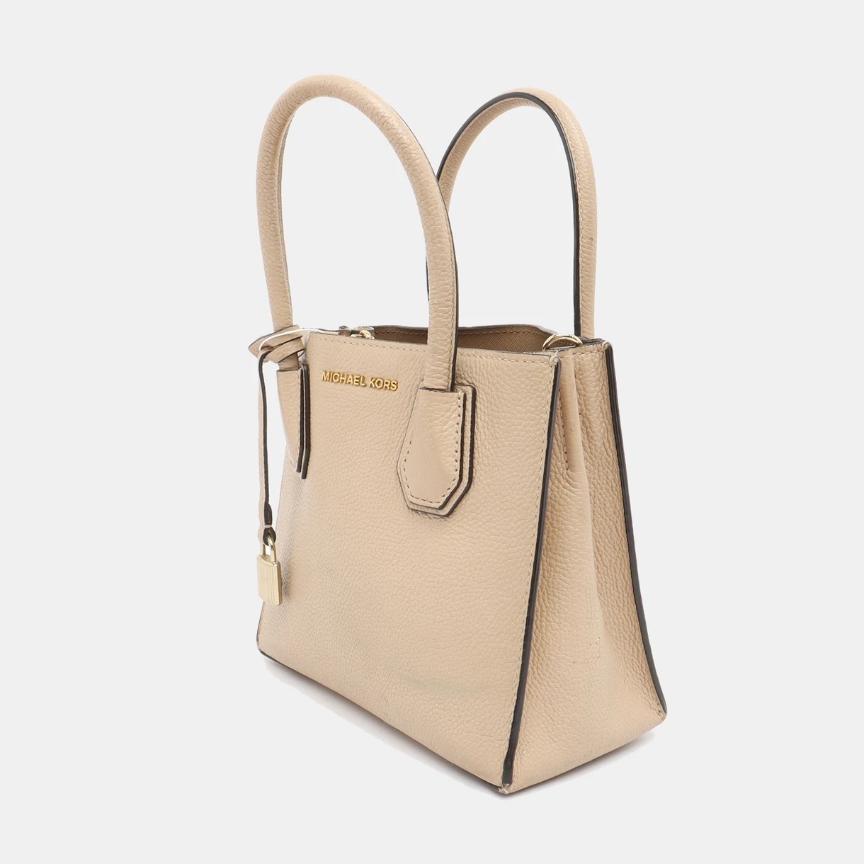95新 MICHAELKORS/迈克高仕 mk/米白色单肩包/11014/姐妹花