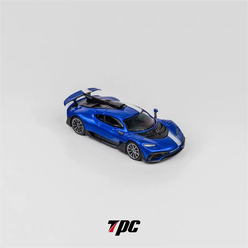 强尼车模蓝色 amg one 合金车模1:64 合金车模