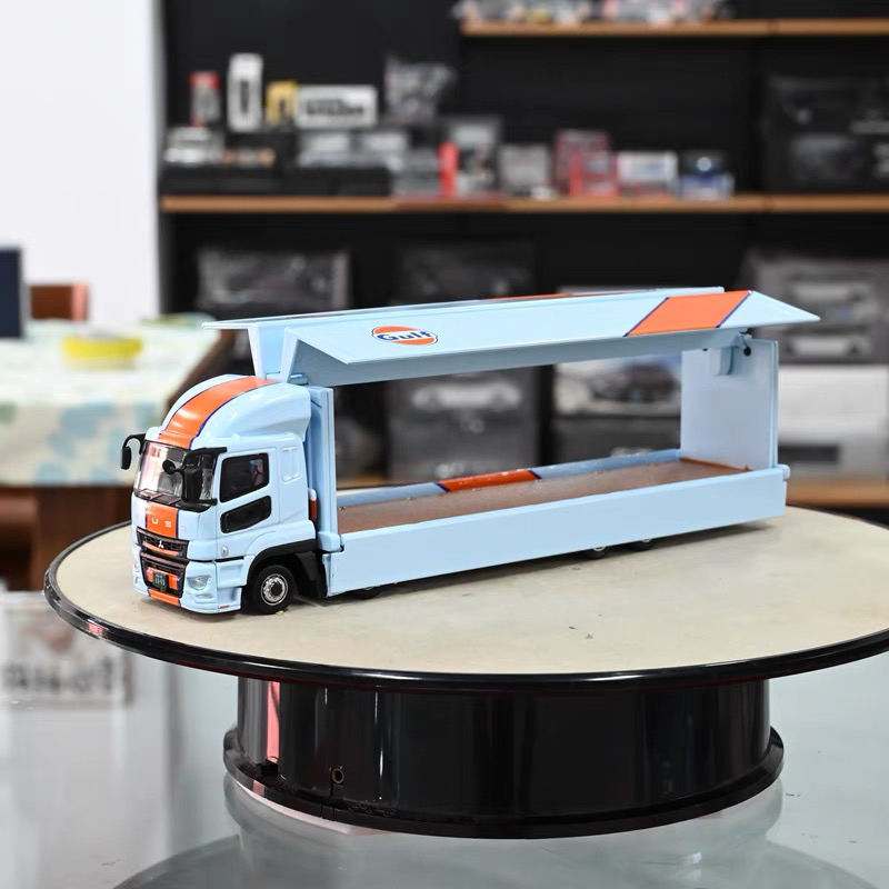 Tarmac Works 1:64 Fuso Super Great GULF 海湾拖车合金车模