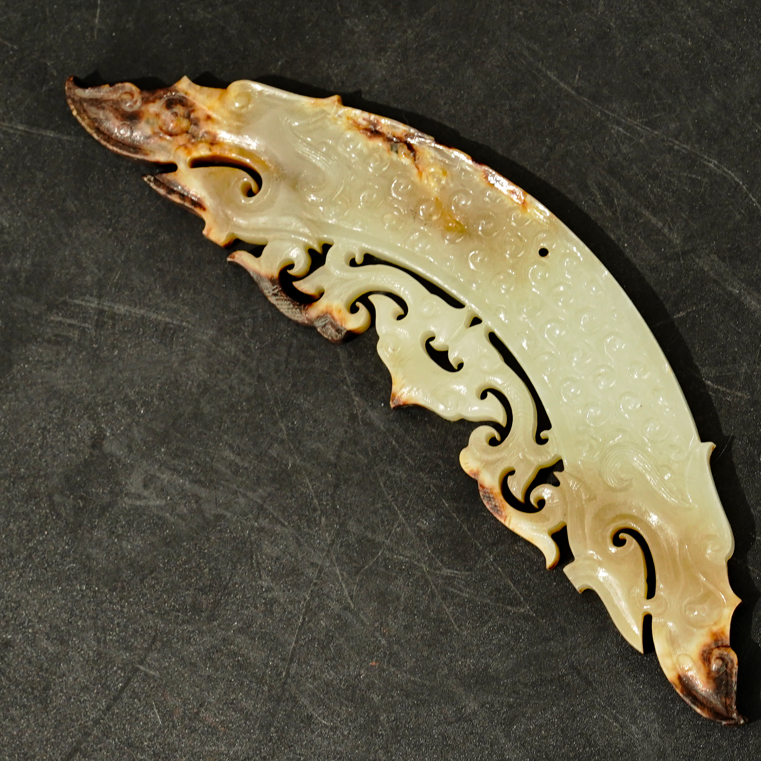 明代早期龙纹璜/