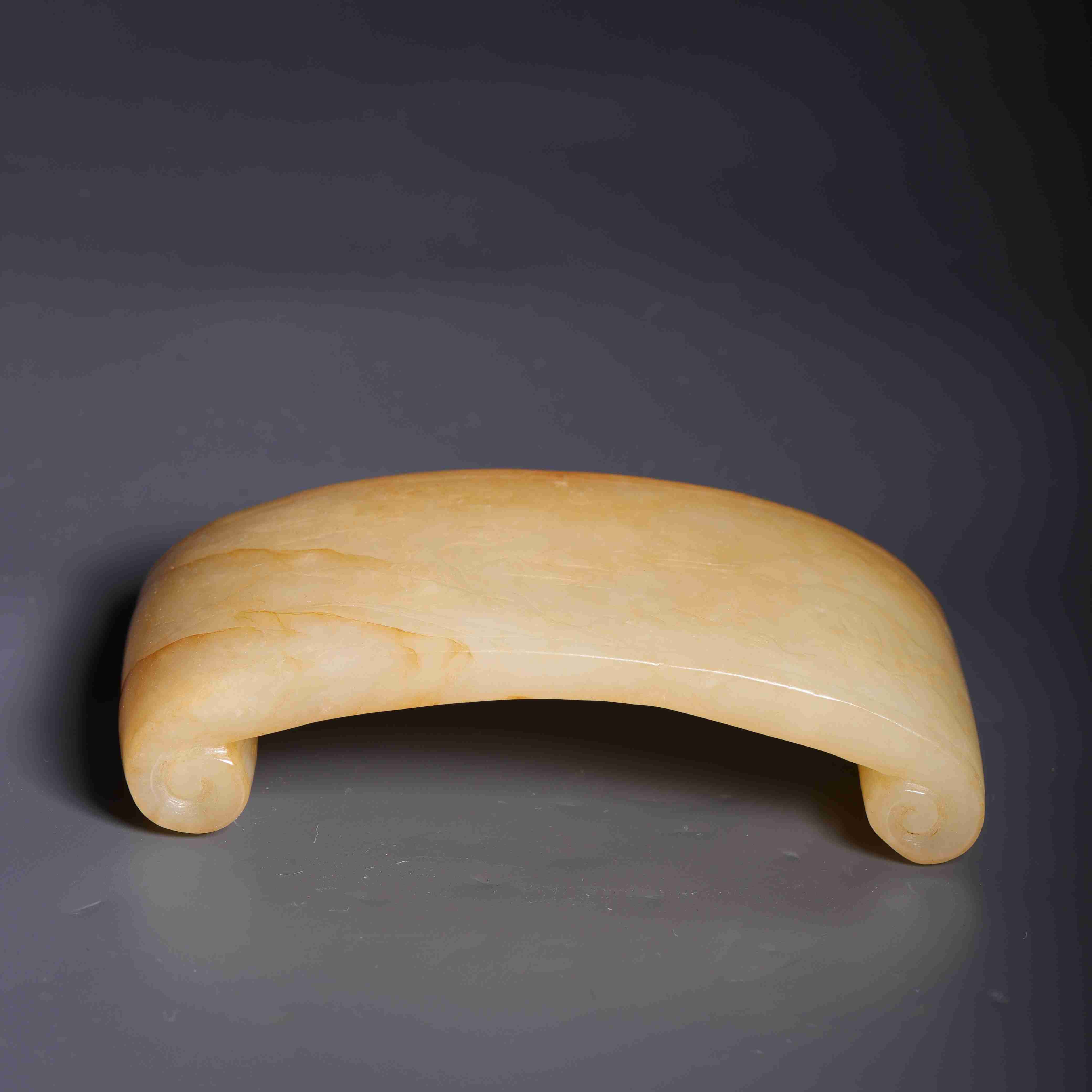 593清和田玉人物意境墨床238