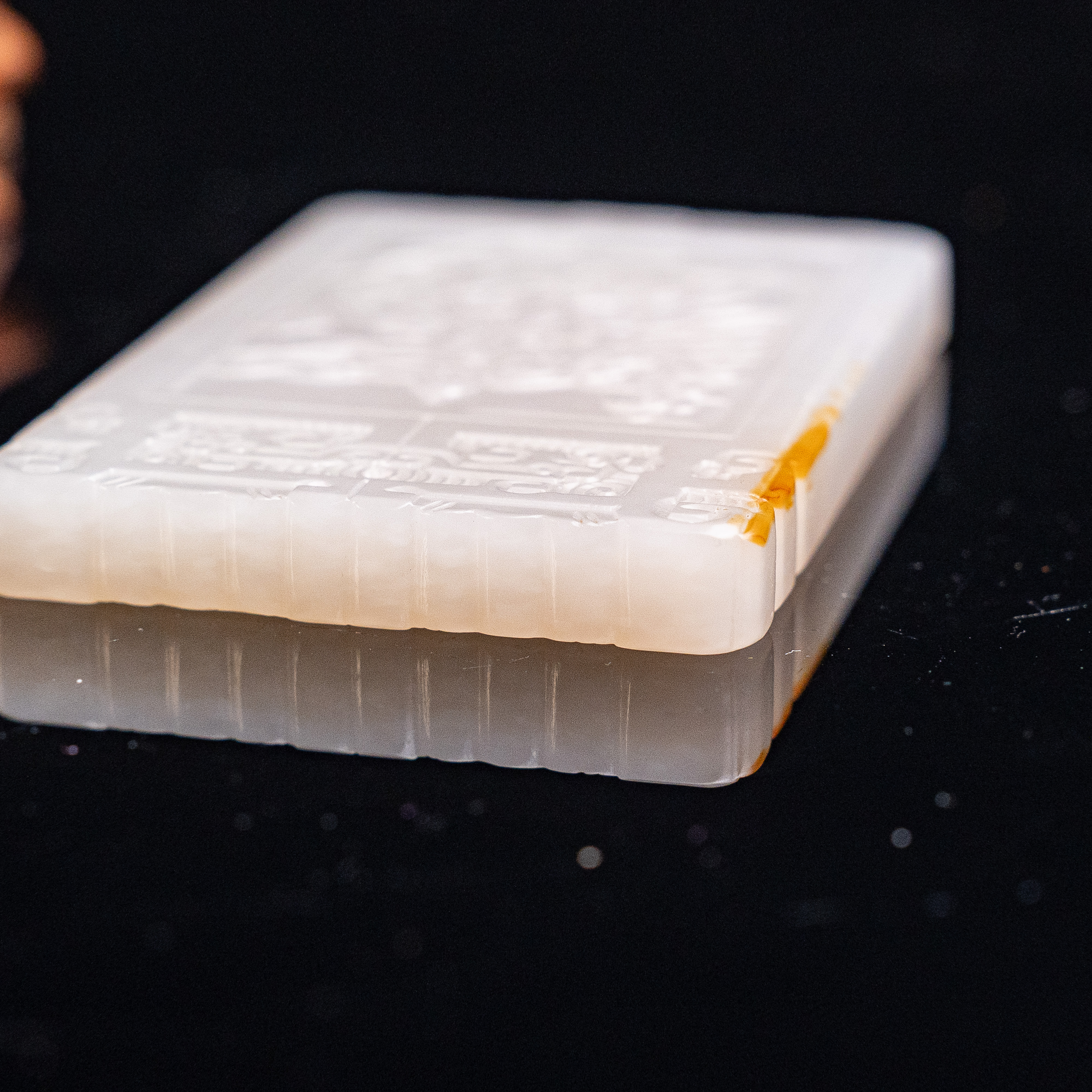 894清代和田玉罗汉诗文牌1237