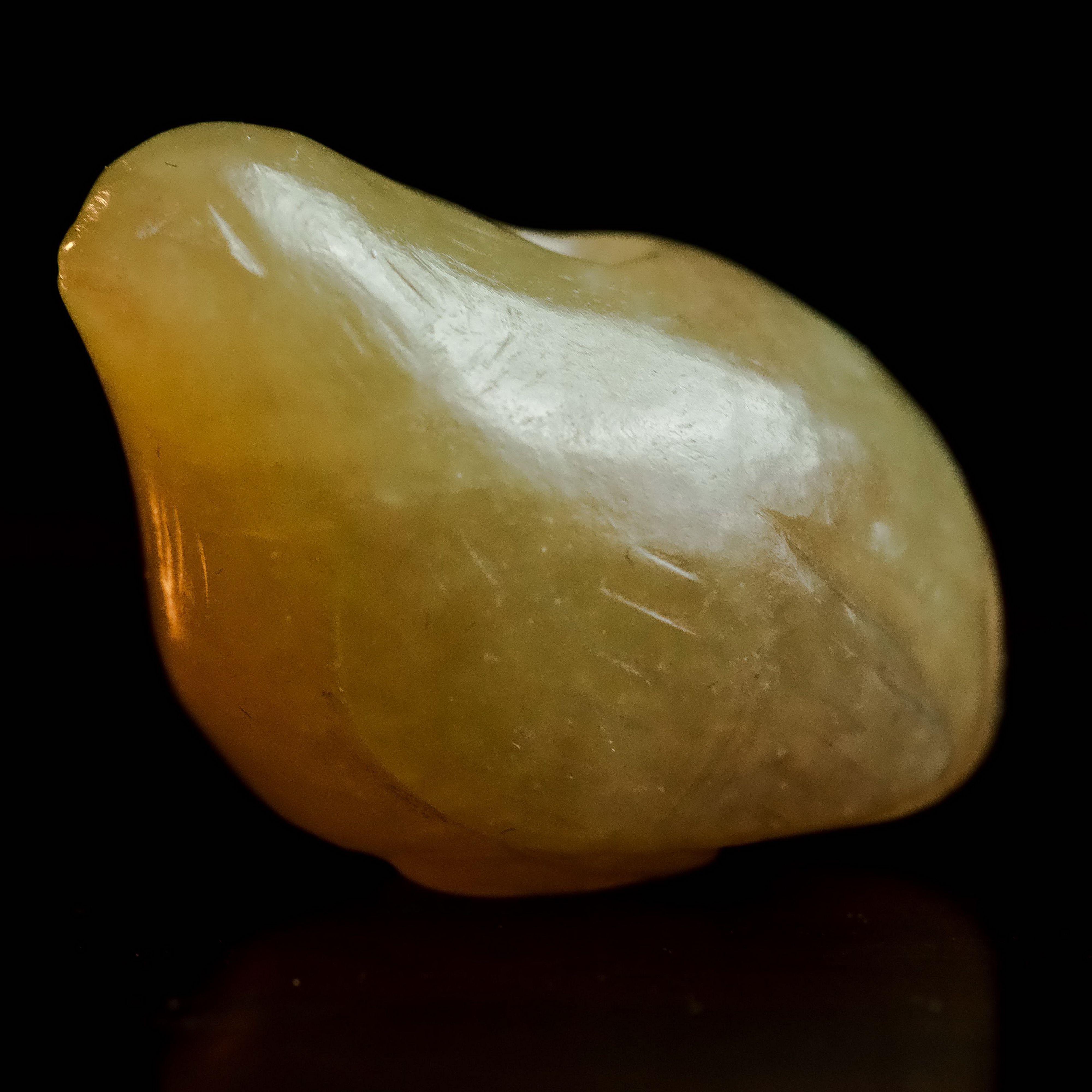 728清代和田玉安居乐业花件540