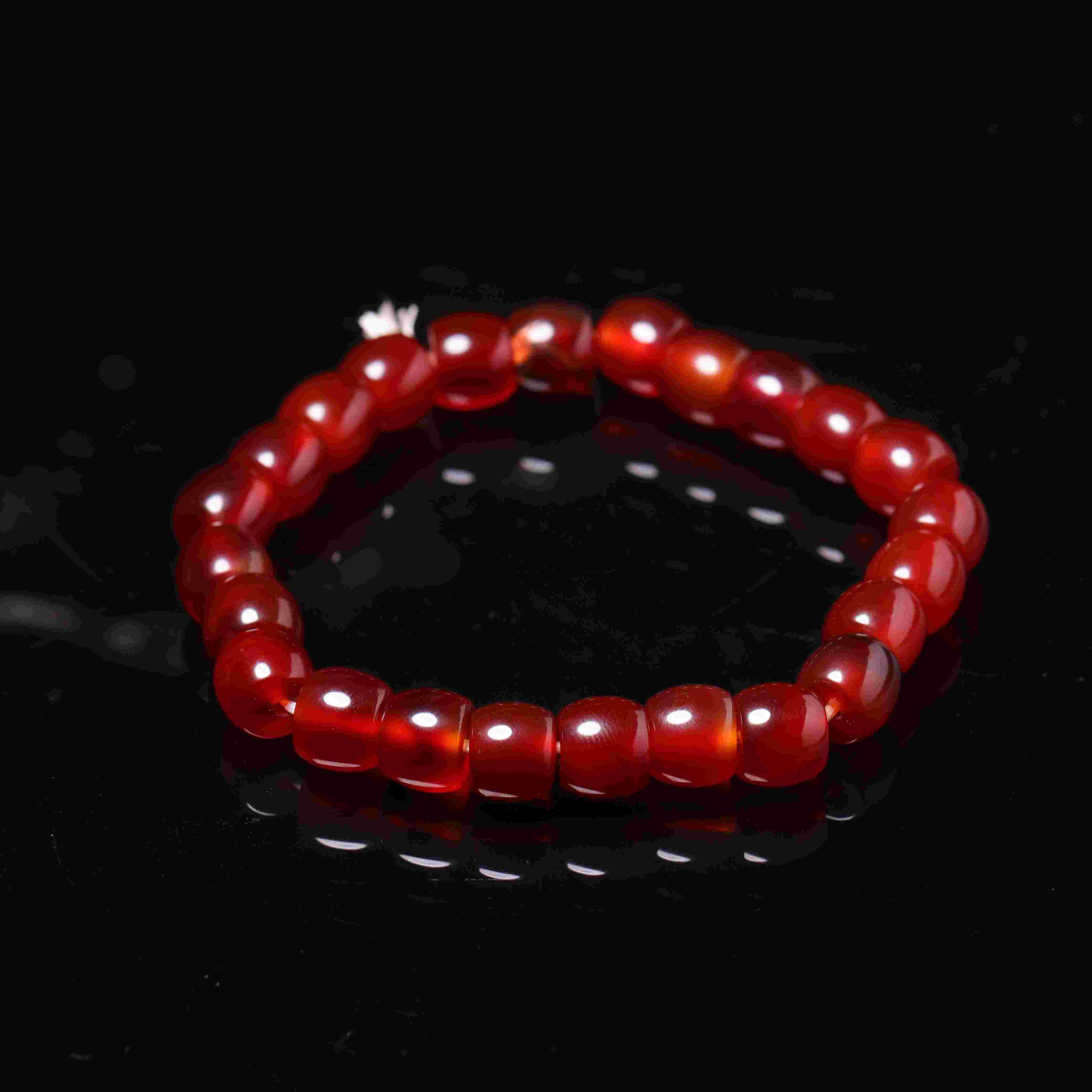 1025明代天然玛瑙手串1500