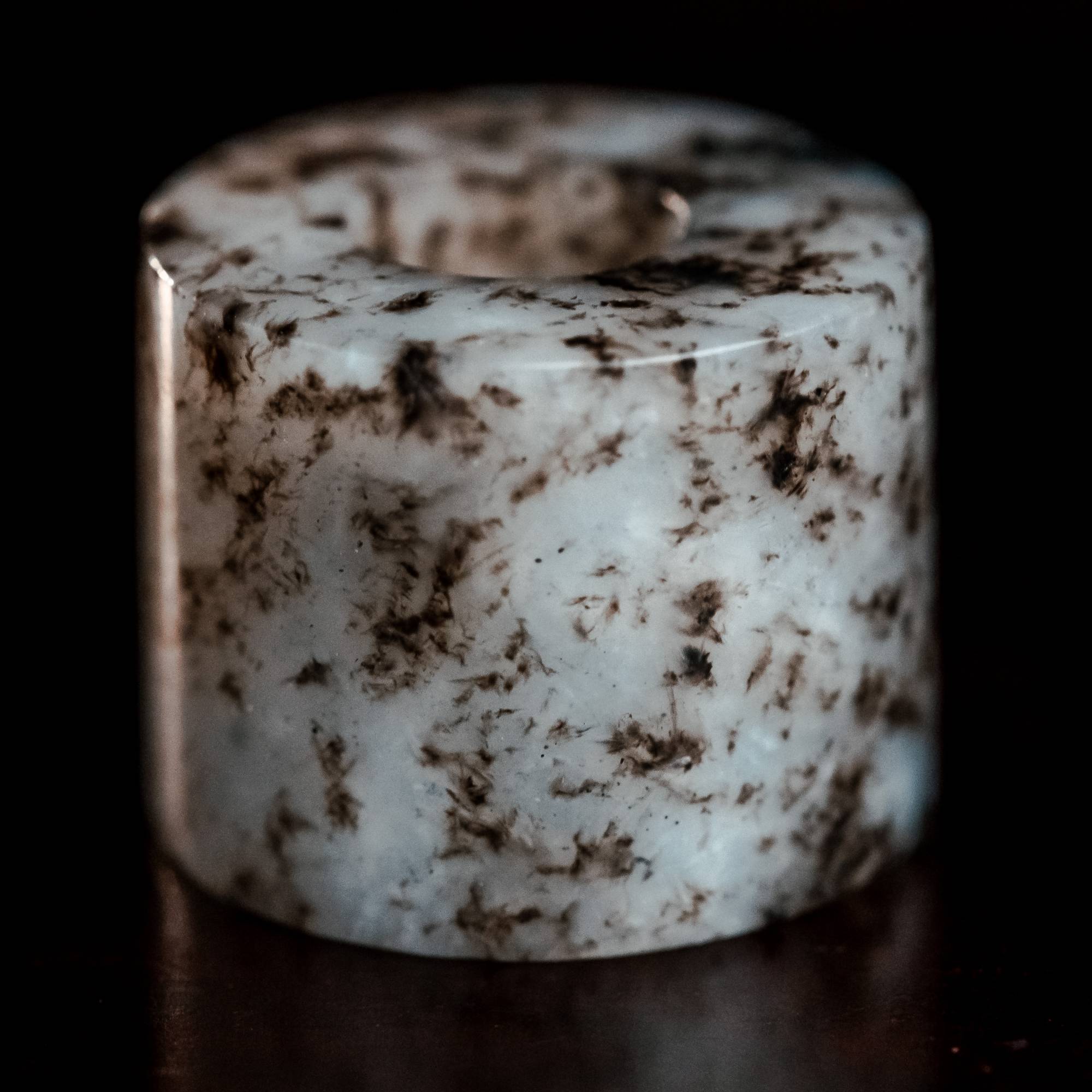 575明代和田玉玉珠件1434