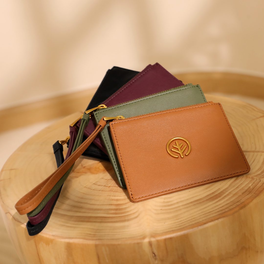 BAGTREE包包树植鞣牛皮卡包（颜色随机