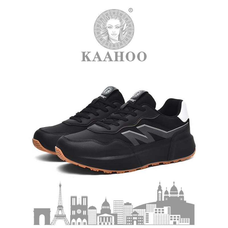 KAAHOO私制轻奢手工包底鞋时尚休闲百搭高端运动鞋7668