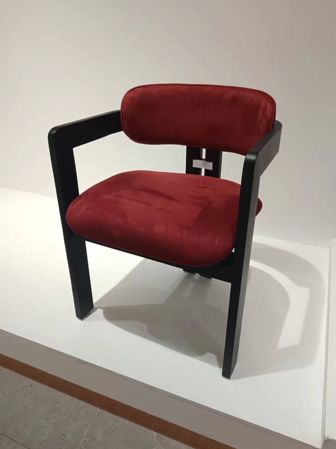 【灵岩轻奢家居】家用意式轻奢北欧简约美式实木椅子极简书椅休闲椅