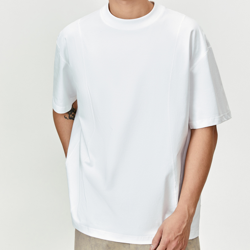 6号车 短袖T恤合集链接国潮重磅刺绣圆领上衣男女同款宽松情侣