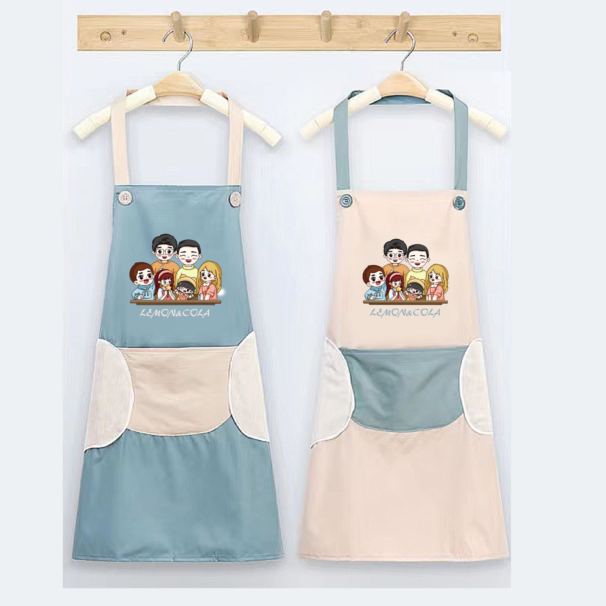 FL 定制款 家用厨房烧饭做菜围裙 使用方便质量好