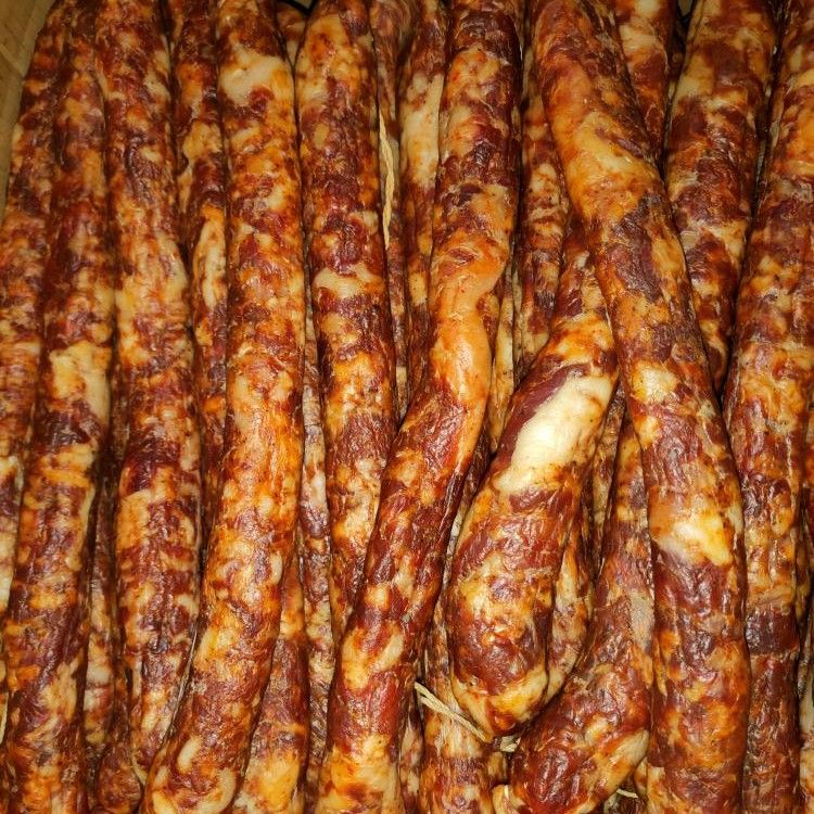 云润嘉云南特产宣威老家火腿正宗乡村土猪纯肉麻辣香肠500g