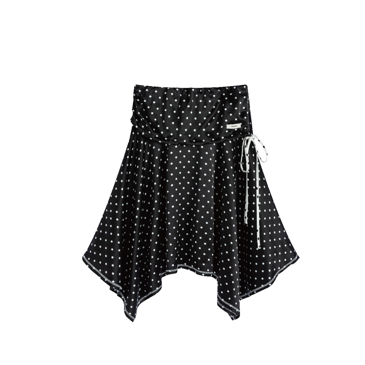 YANAG流浪波点不规醋酸半裙