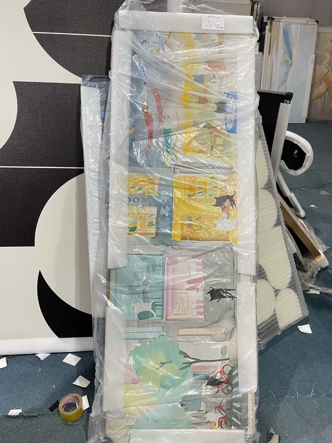 S124-现代装饰画60*180