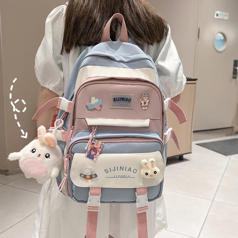 FAVMARTHA2024新款书包小学生女生三到六年级女孩大容量护脊减负