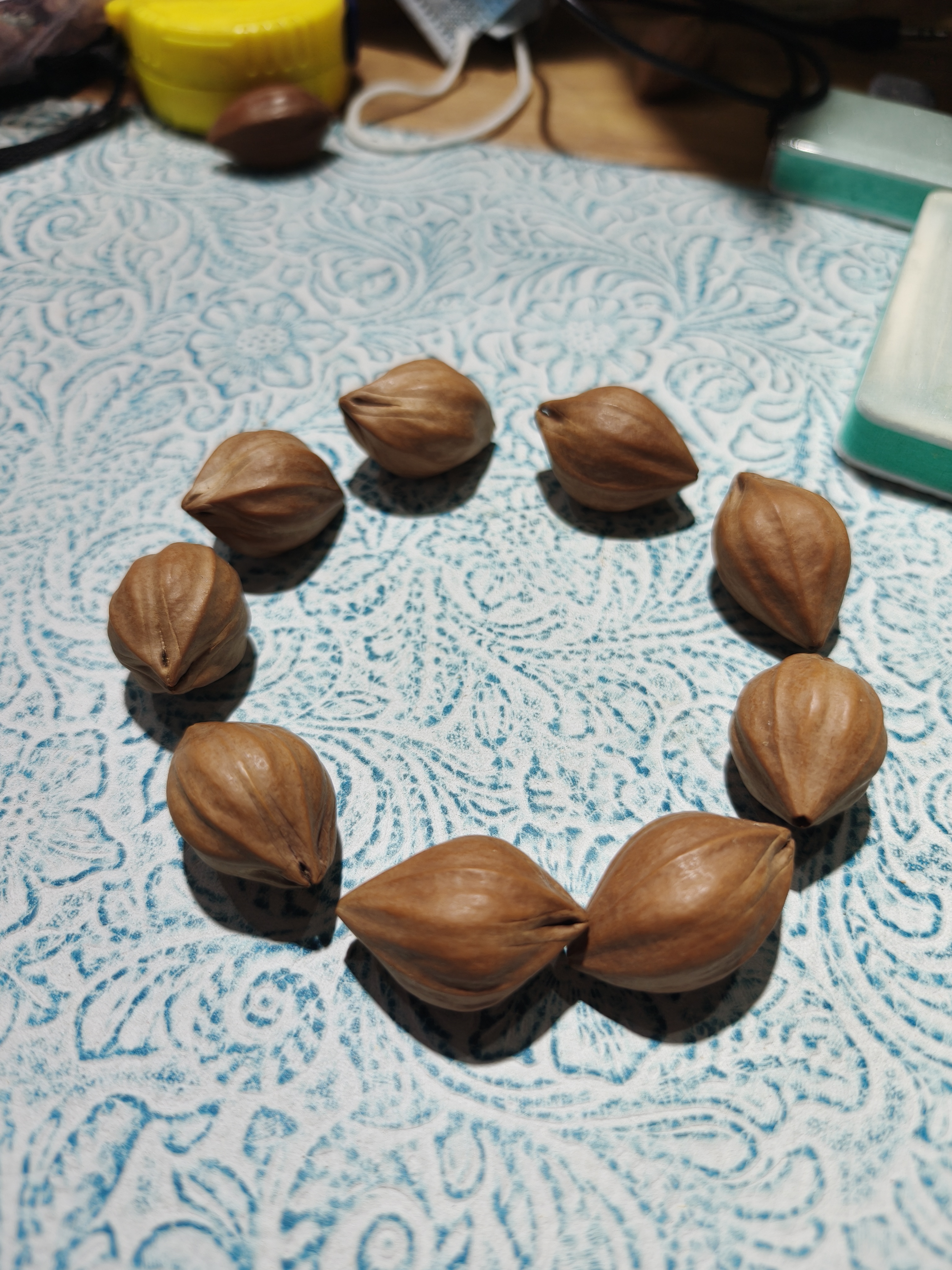 橄榄核四花，手串