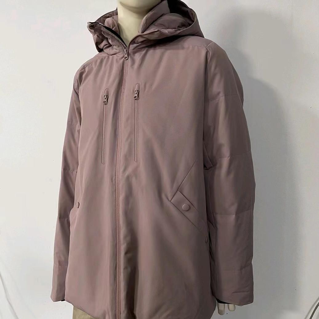 羽绒服外套男士男装男款连帽中长款保暖羽绒服外套男士男装男款