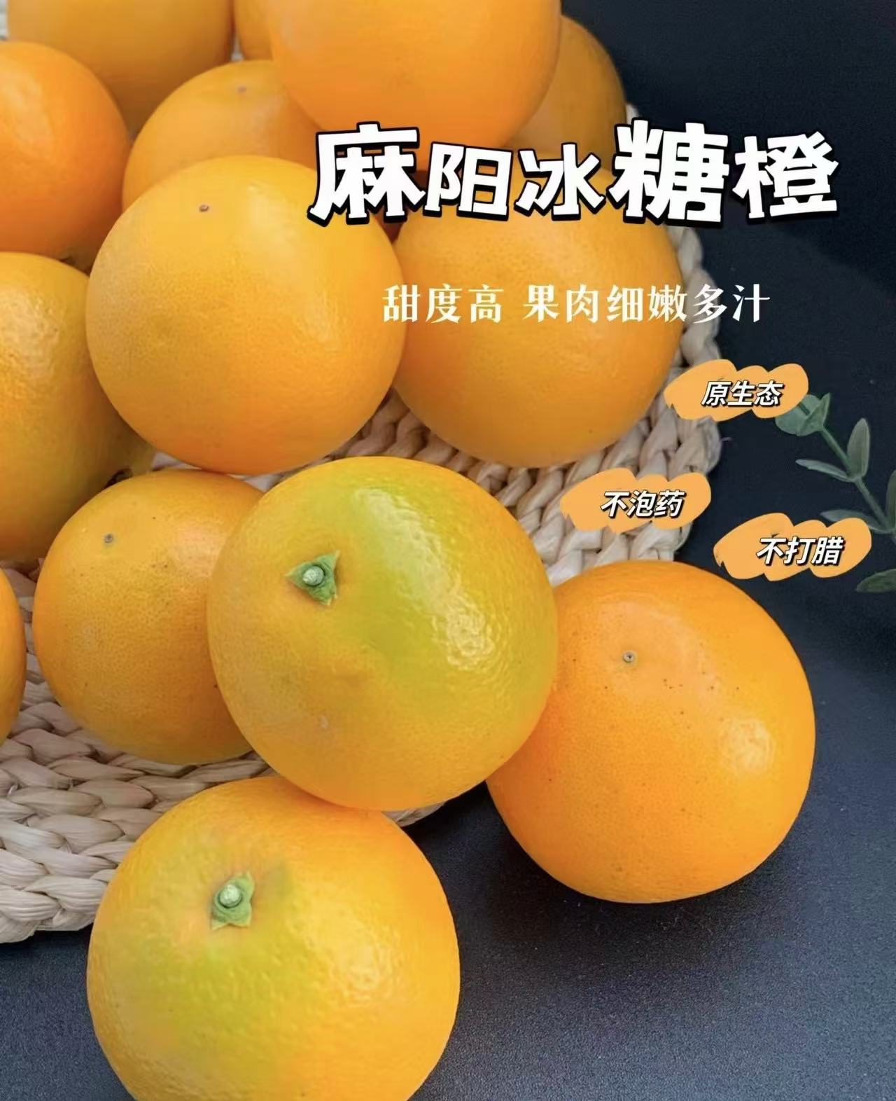冰糖橙带箱礼盒5斤装16.8元