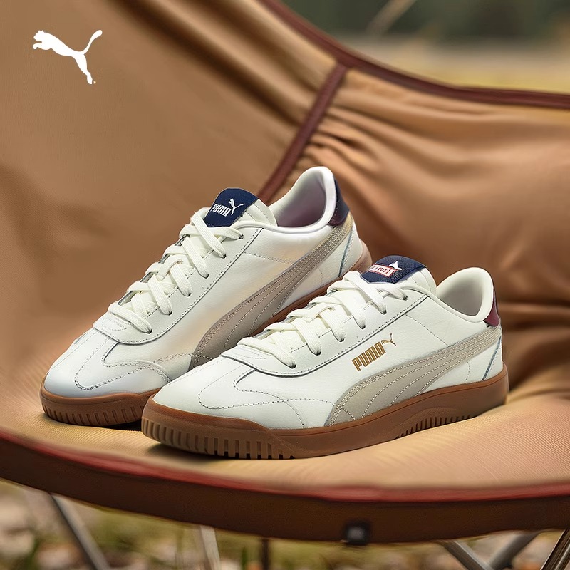 【德训鞋】PUMA彪马官方新款男女同款情侣系带休闲板鞋CLUB 389406