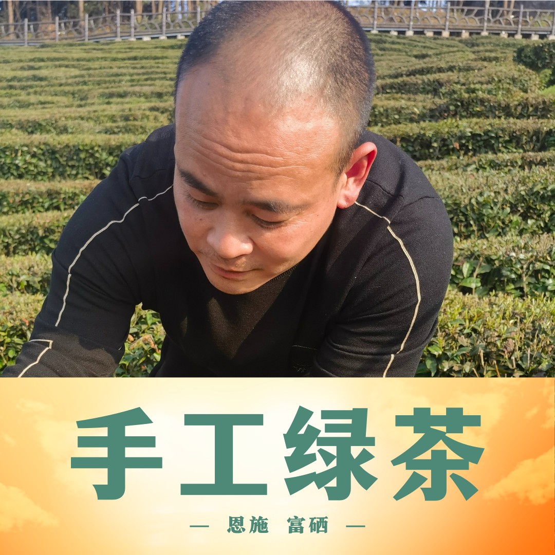 恩施高山农家茶园新鲜采摘全手工清明前炒青/毛峰绿茶