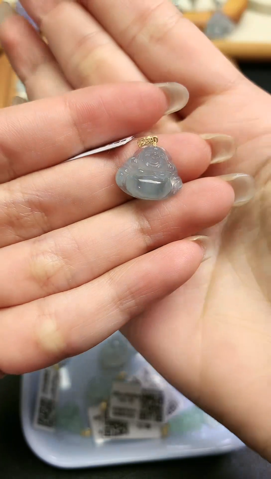 【闪购商品】翡翠颈饰未镶嵌KYCQ307D04KYCQ307D04