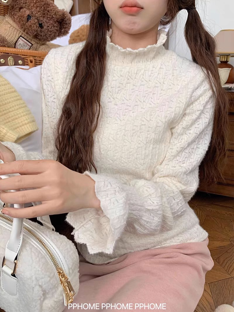 182睫毛绒厚料蕾丝打底